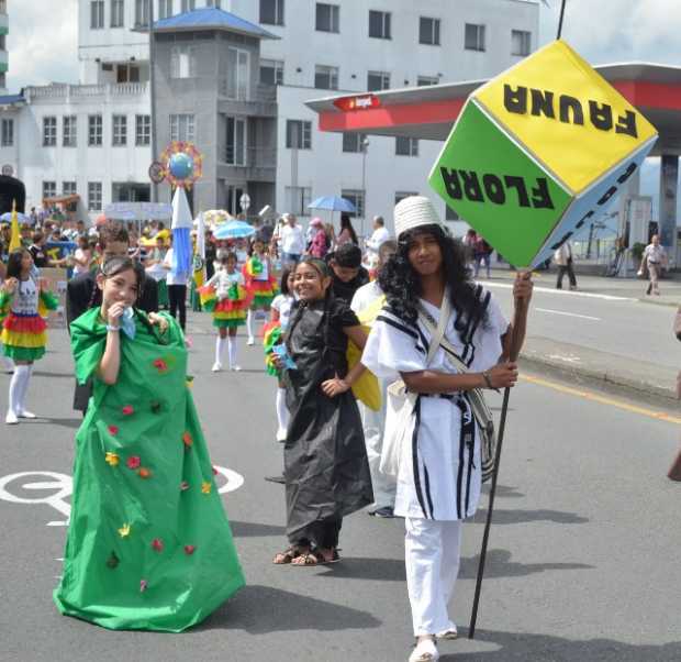desfile de la XIV Semana Ambiental de Manizales