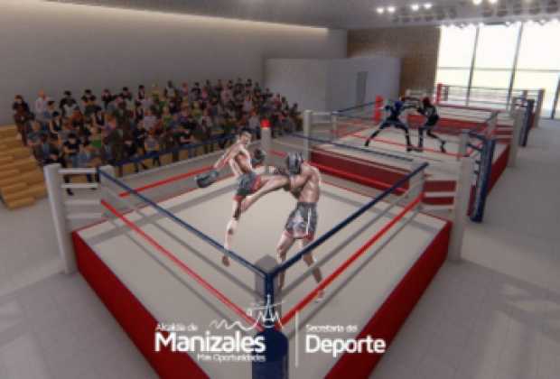 Así se vería por dentro el Centro Deportivo en las Terrazas de la Autónoma. La prioridad sería para los deportes de combate. 