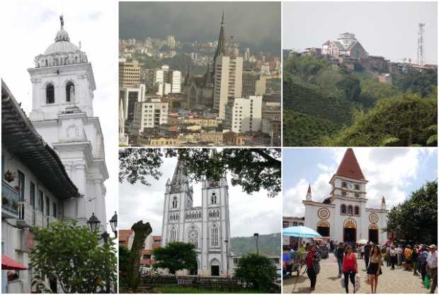 Manizales, Chinchiná, Villamaría, Palestina y Neira