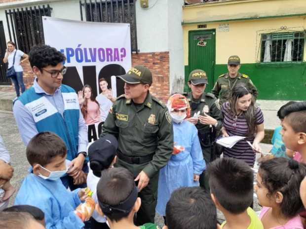 16 son los quemados con pólvora en Caldas