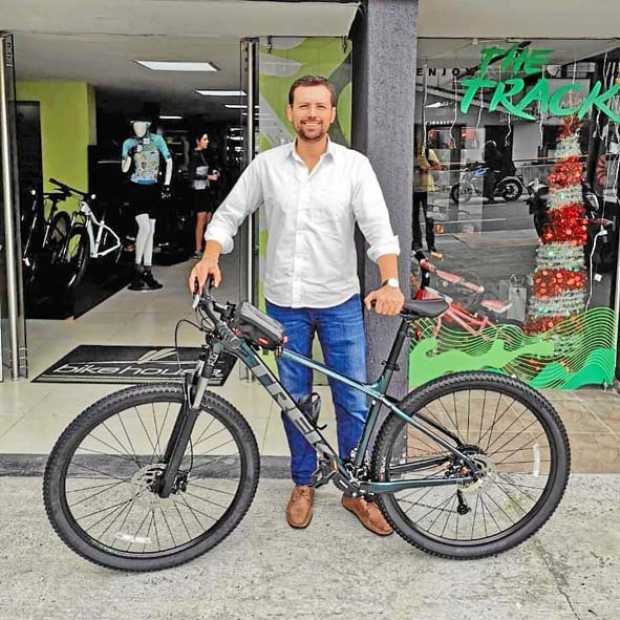 Entró a la moda con la bici