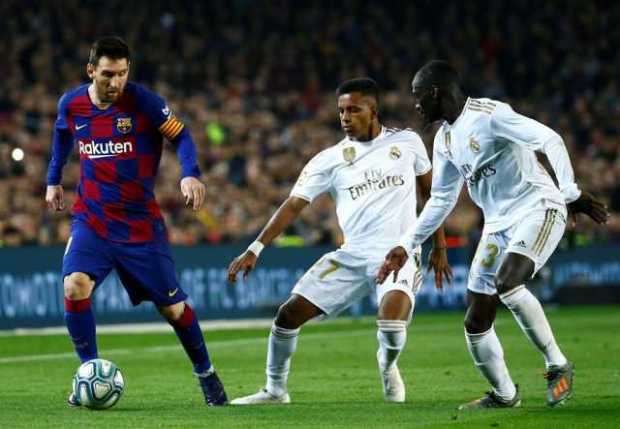 Lionel Messi estuvo bien vigilado por el Real Madrid, no pudo mostrar su magia.
