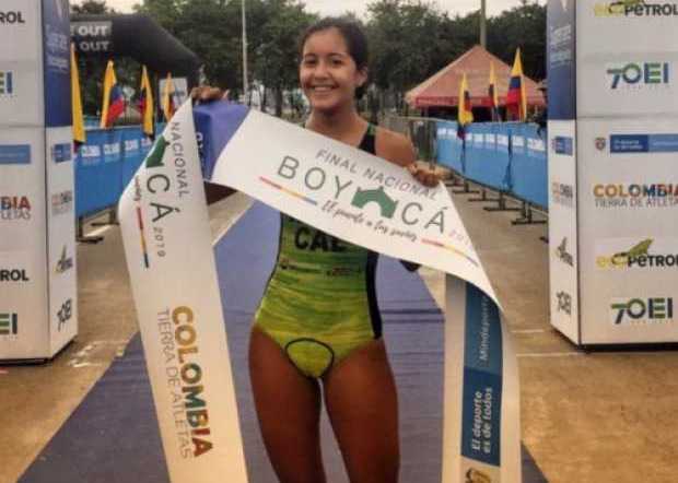 Manuela Arias Lozano le entregó a Caldas el primer oro en los Supérate Intercolegiados