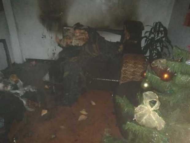 Un farol habría provocado incendio en una casa en Villamaría 