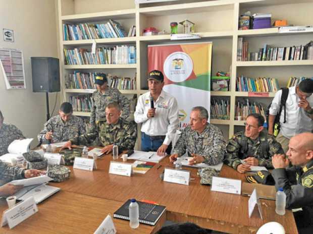 Durante el consejo de seguridad se acordó la realización de una próxima asamblea en el corregimiento el 19 de enero. 