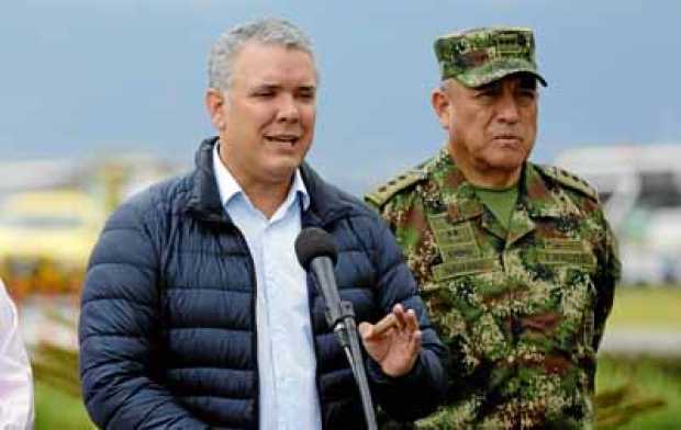 Foto | EFE | LA PATRIA  El presidente de la República, Iván Duque, le volvió a pedir ayer a Cuba que entregue a los negociadores