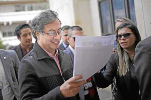 Foto | Colprensa | LA PATRIA  Gustavo Petro manifestó que confía en las investigaciones que se surten en la Corte Suprema de Jus