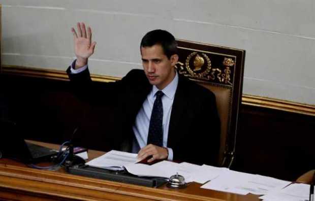 El presidente de la Asamblea Nacional, Juan Guaidó