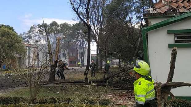 El atentado ocurrió el jueves en la Escuela de Cadetes en Bogotá.