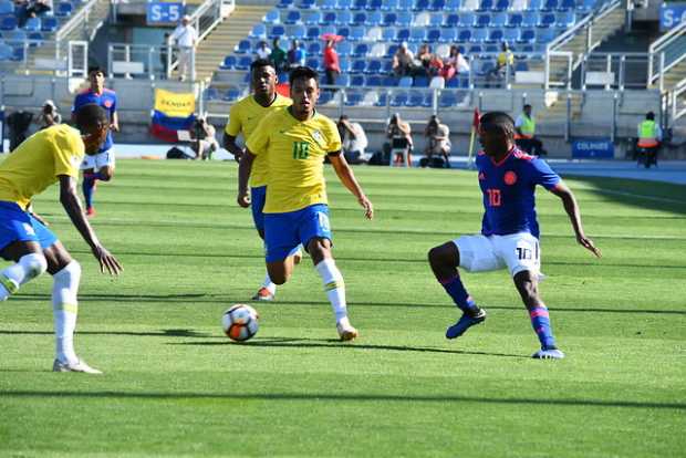 La Selección Colombia Sub20 igualó sin goles contra Brasil en el Sudamericano de Chile.