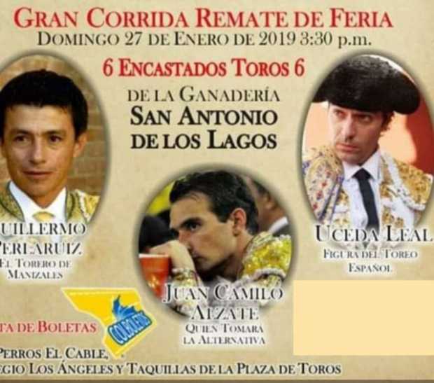 Gran corrida remate de Feria. 