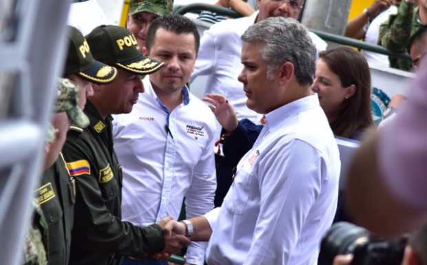 Iván Duque desarrolla hoy el taller Construyendo país en Fresno (Tolima).