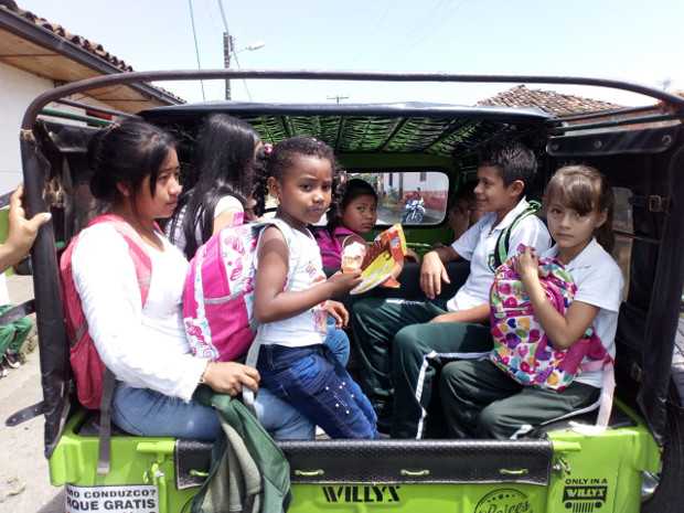 Transporte escolar en Belalcázar