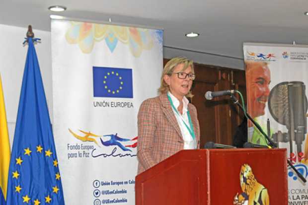 Patricia Llombart cumple un año en la Embajada de la Unión Europea en Colombia. Entre sus mayores desafíos está la implementació