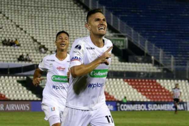 Once Caldas empató 1-1 en su visita al Deportivo Santaní