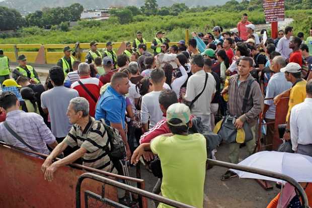 Frontera con Venezuela, en Cúcuta. 