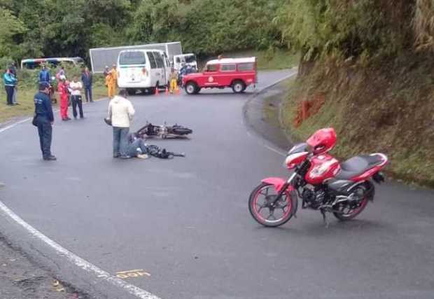 Una persona muerta en accidente de tránsito en la vía Anserma-Riosucio 