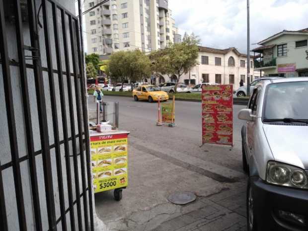 diagonal al edificio La Calleja