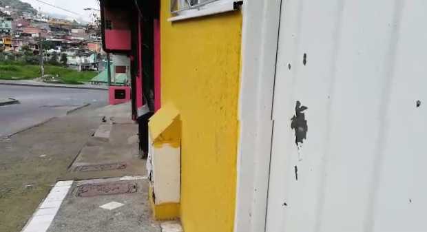 Huellas de la balacera