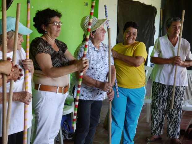 El Centro Día llegó al campo en Chincihiná 