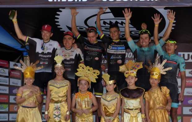 Hermanos Cañaveral ganaron en Salamina la segunda etapa de La Leyenda del Dorado