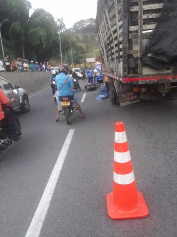 Muere una motociclista en Dosquebradas