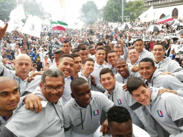 Celebraron los 15 años de la Copa Libertadores del Once Caldas 