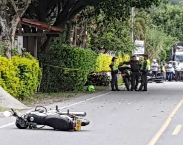 Un motociclista murió en la vía Supía-La Felisa 
