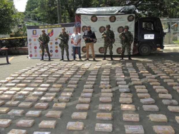 La droga incautada en Antioquia estaba envuelta en panelas, como se les conoce a los bloques de droga empacados al vacío.