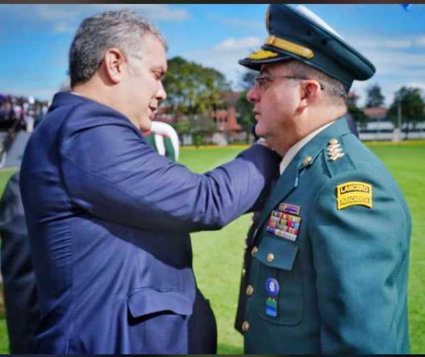 Ceremonia de ascenso del general manizaleño Ricardo Jiménez Mejía.