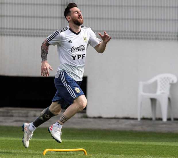 Lionel Messi, referente de Argentina y sobre quien los argentinos depositan sus esperanzas.