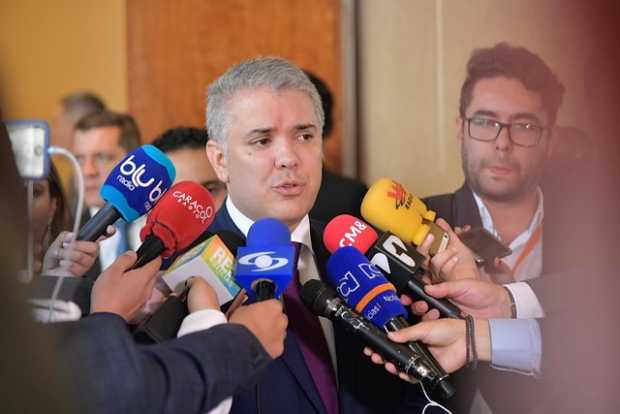 "No podemos meterle color político a la minga indígena": Iván Duque 