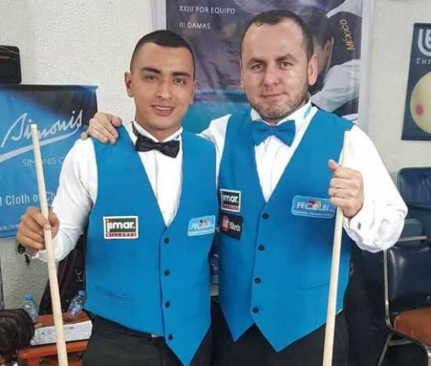 Huberney Cataño y Róbinson Morales debutan en el  Mundial de Billar