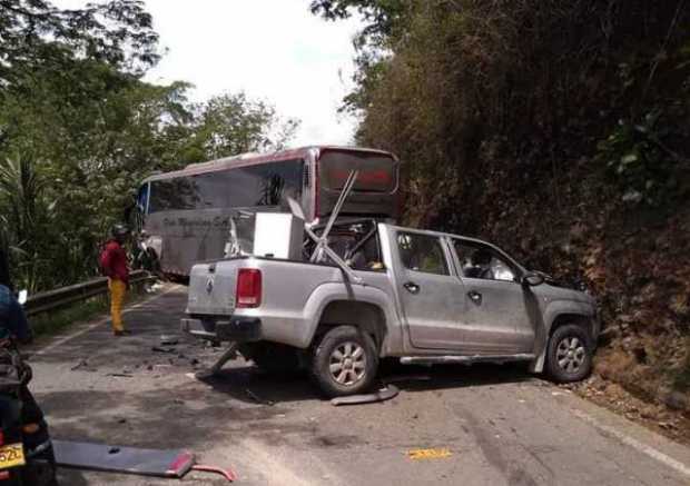 Un muerto en vía entre Anserma y Viterbo 