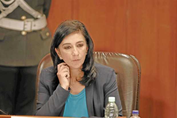 Gloría Stella Ortiz, presidente de la Corte Constitucional.