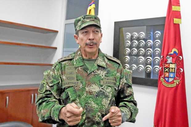El comandante del Ejército, mayor general Nicacio Martínez, señalado de dar instrucciones de aumentar los resultados.