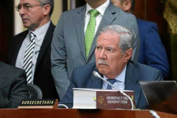 Foto | Colprensa | LA PATRIA  Guillermo Botero salió de Fenalco, gremio de los comerciantes, al Ministerio de Defensa. 