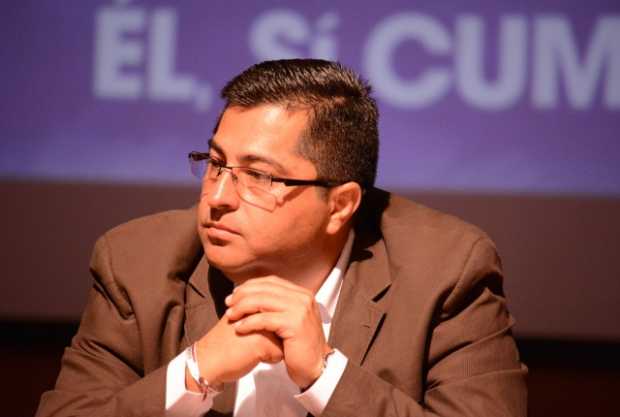 José Octavio Cardona, alcalde de Manizales. José Octavio Cardona, alcalde de Manizales.