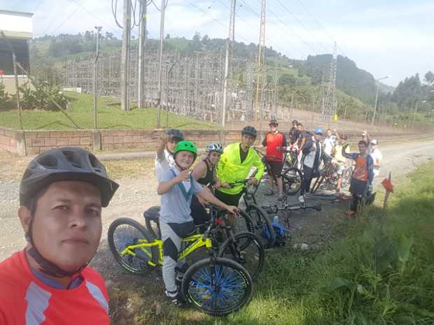 Ciclopaseo en el colegio San Gabriel