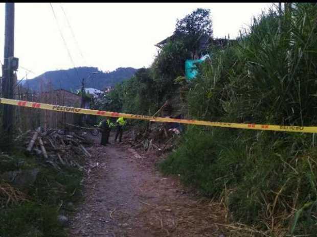 El cuerpo lo hallaron en el sector de La Carrilera. 