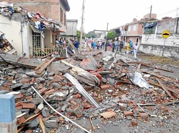 Imagen del ataque perpetrado en Santander de Quilichao, el 23 de noviembre.