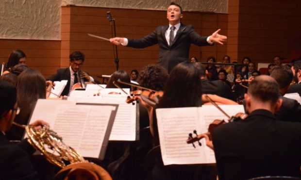 El director, Carlos Andrés Mejía, trabajó por más de tres años en el sistema de orquestas de Venezuela.