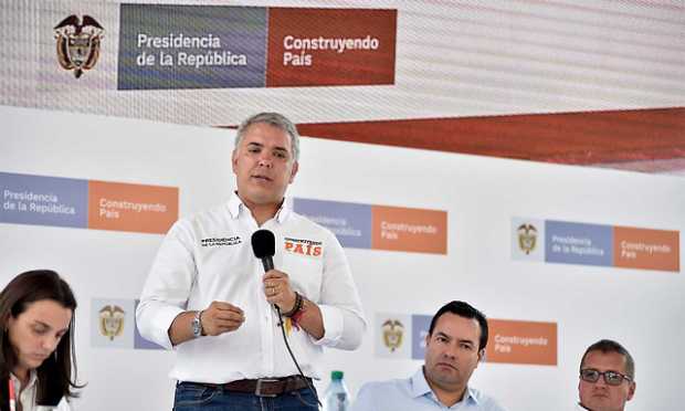 "No pretendan incendiar el país con falacias": Iván Duque frente al paro nacional