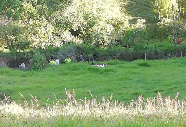 Sitio del homicidio. Sitio del homicidio.