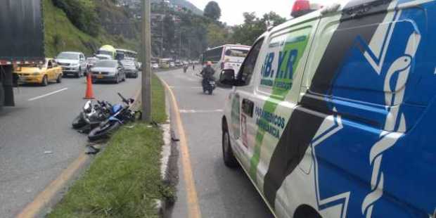 Motociclista resultó herido en la Panamericana