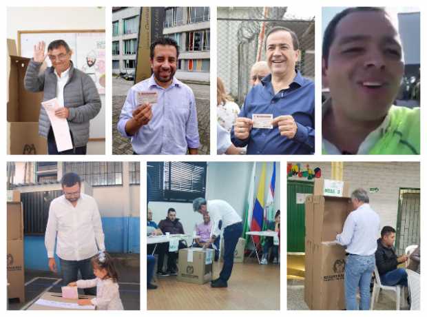 Así votaron los candidatos a la Alcaldía de Manizales y la Gobernación de Caldas Así votaron los candidatos a la Alcaldía de Manizales y la Gobernación de Caldas