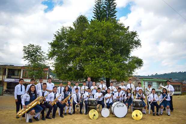  banda de la Institución Educativa San Bartolomé Mitre de Chinchiná 