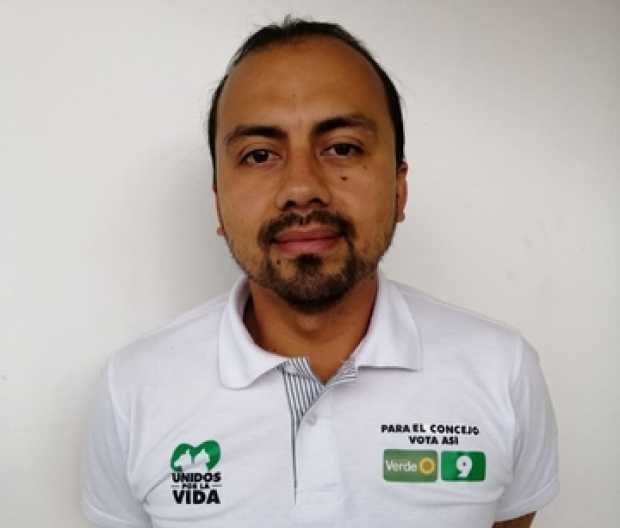 John Heymar Yepes, candidato al Concejo de Manizales