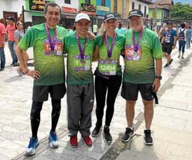 Con los cortos en la maratón