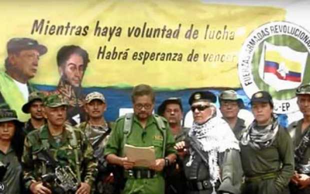 Captura de pantalla del vídeo de Iván Márquez anuncia que retoma las armas.